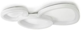 Plafoniera LED CCT cu telecomanda AREA 3 alb