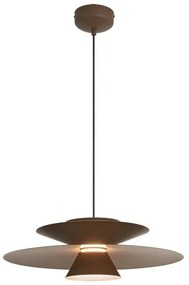 Lustra/Pendul LED design decorativ ESTRELLA cafenie