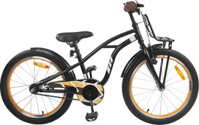 vidaXL Bicicletă pentru Copii 22 Inci pentru 7-12 ani Negru