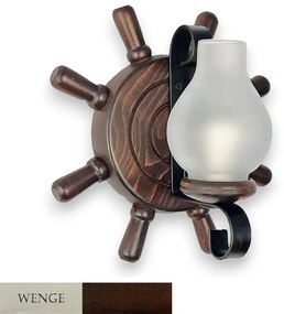 Aplica de perete rustica fabricata manual din lemn Timona WOOD-TI-AP1
