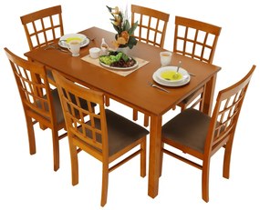 Set dining 1+6, cires, GRID NEW