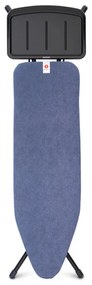 Masa de calcat Brabantia B 1003352, 124x38 cm, 7 pozitii de reglare, Suport generator de abur, Albastru