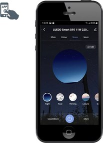 Set de 3 becuri LED inteligente E27 A60 mat RGBW 8.5W 806lm 2700K