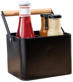 Recipient pentru produse de bucătărie Wenko Baco, negru