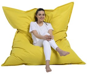Fotoliu puf pentru grădină Giant Cushion 140x180-Yellow Galben