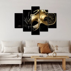 Tablou masca aurie (150x105 cm)