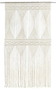 Perdea macrame, 140 x 240 cm, bumbac 1, Crem