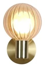 Searchlight LUMINSPHERE 30506GO - Aplică de perete 1xG9/7W/230V, alamă