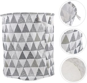 Cos pentru jucarii si rufe Culoare alb-gri, BOWA