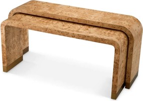Set 2 Console design LUX, Furnir Burl Mappa, Maro, Quinton