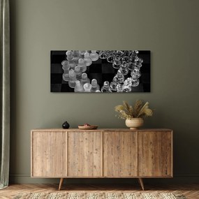 Tablou - șah albnegru (120x50 cm)
