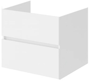 Mobilier pentru lavoar pe blat, 60 cm, alb lucios, Fluminia Genova