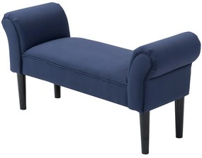 HOMCOM Băncuță capitonată pentru dormitor și hol, până la 130 kg capacitate de suport, 102 x 36 x 51 cm, Albastru | Aosom Romania