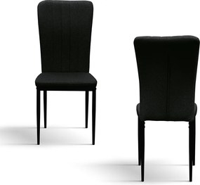 SET 6 Scaune Alto, tesatura ,structura metalica - STANDARD - MARO