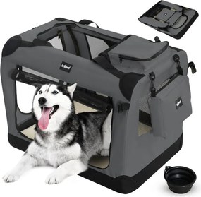 Leopet Cutie de transport pentru câini XXL, 91 x 63 x 63 cm,