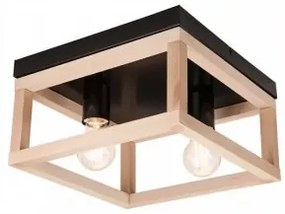 Plafoniera rustica 2 becuri E27 Villy 45986 Lamkur