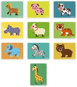 Janod - Set interactiv magnetic MAGNETIBOOK animale