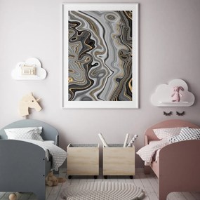 Poster - Abstracție cu linii (A4)