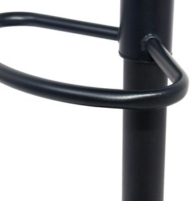 Scaun de bar catifea gri ABS 145 – Stil modern, tapițerie premium, bază stabilă