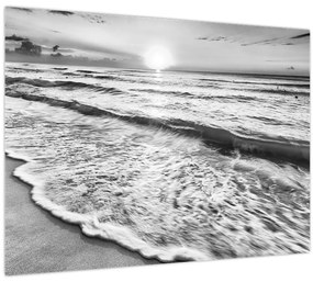 Tablou - Apus de soare pe malul mării (70x50 cm)