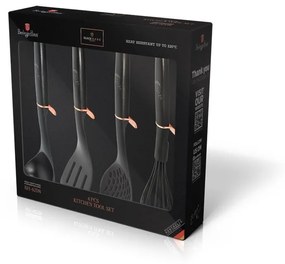 Set 4 ustensile bucatarie Black Rose Berlinger Haus BH 6208