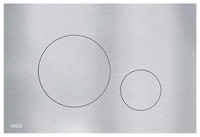 Clapeta rezervor wc aluminiu mat Alcaplast, Turn Inox mat