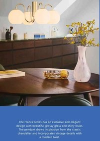 Candelabru elegant cu 4 brate Franca