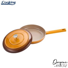 Tigaie Aluminiu Turnat + Capac 26x5cm, Nicolai Tand, Origini, Cooking By Heinner HR-BJK-26T