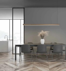 Lustra LED suspendata design liniar CORTEN 45W