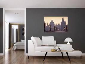 Tablou - Podul Charles (90x60 cm)