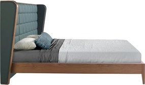 Pat dublu design LUX Dark green 180x200cm