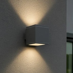 Aplica de perete exterior SNIF AP1 SQUARE GRIGIO 118666