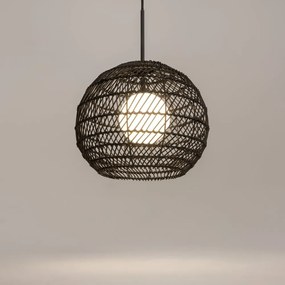 Lustra/Pendul design modern CANE 30cm negru
