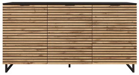 Dulap Surezina 3D (Negru grafit + Stejar wotan) . 1105938