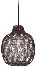 Lustra/Pendul Eco, Bambus, Mendoza visiniu, L