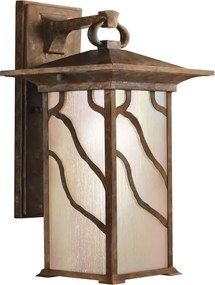 Quintiesse QN-MORRIS-L - Lampă de perete pentru exterior MORRIS L 1xE27/60W/230V IP44, finisaj bronz