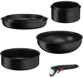 Set de vase de gătit Tefal 7 buc. INGENIO BLACK STONE
