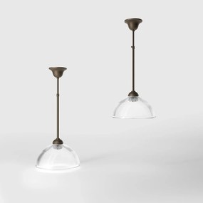 Lustra stil neoclasic din alama si sticla Elide