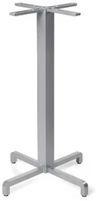 Bază masă exterior Nardi - Fiore High, 47,5 x 47,5 x 107 cm Argento