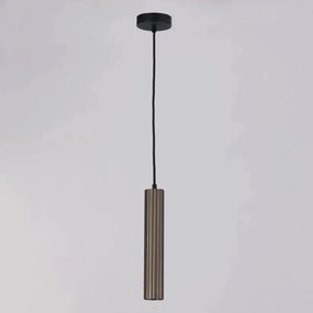 Pendul din aluminiu canelat Anna bronz