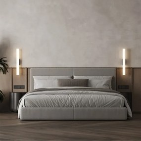 Aplica LED pentru oglindă de baie LINEA, 12W, 230V, 3000/4000/6000K, IP44, 61 cm, crom mat