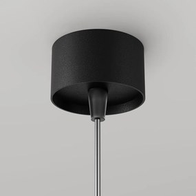 Pendul LED iluminat design tehnic FOCUS D-5,2cm negru