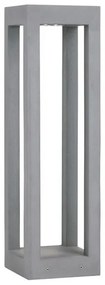 Stalp LED mic pentru exterior design modern IP65 Bev gri H-70cm