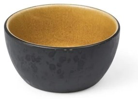 Bol mic negru/chihlimbar din gresie 200 ml Black/Amber – Bitz