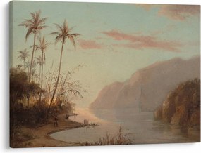 Tablou - Camille Pissarro, A creek in st. Thomas (Virgin Islands), reproducere (70x50 cm)
