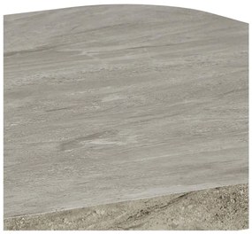 Măsuță de cafea gri deschis cu aspect de marmură 60x60 cm Solano – Actona
