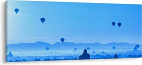 Tablou - Peisaj și săgeți (120x50 cm)
