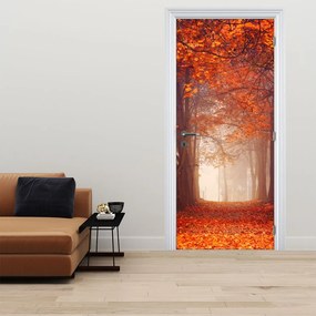Fototapet pentru ușă - Pădurea toamna (95x205cm)