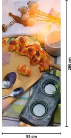 Fototapet pentru ușă -Picnic de vară (95x205cm)