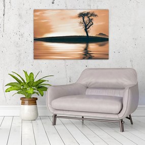 Tablou - Copaci pe insulă (90x60 cm)